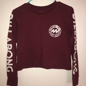 Cropped Billabong Long Sleeve T-Shirt